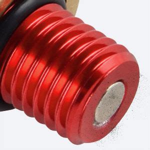 Amazon Nicecnc Red M X Magnetic Oil Drain Plug Bolt Dirt