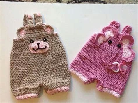 Mameluco Para Bebe Tejido A Crochet