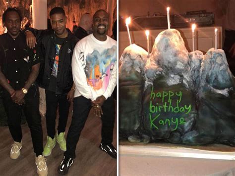 Kanye West Celebrates 41st Birthday With Kim Kid Cudi And Pusha T