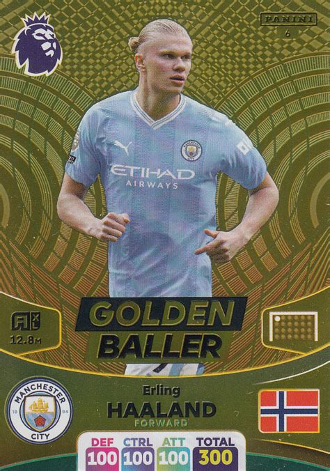 Panini Premier League Golden Baller Erling Haaland