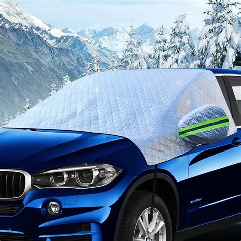 Car Windshield Cover For Ice And Snow Car Snow Cover Winter Frost Guard