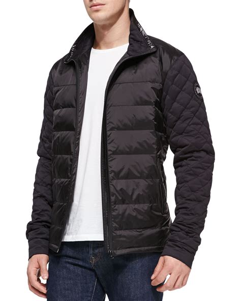 Canada goose Branta Elliston Quilted Jacket Black in Black for Men | Lyst