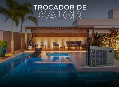 Trocador De Calor Inverter Horizontal Tholz Para Piscina Tsc Tsc E