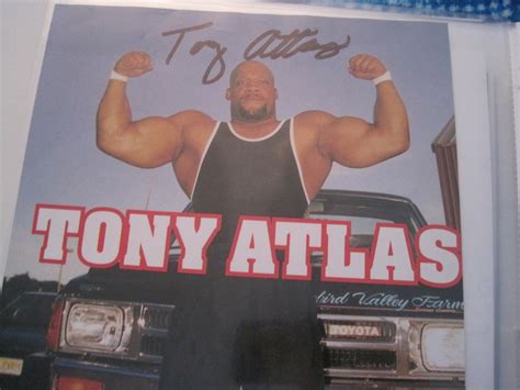 Tony Atlas - My Wrestling Autograph Collection