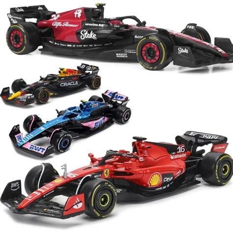 2023 Urago 143 F1 Sf23 Red Bull Rb19 Alpine A523 Alfa Romeo C43 Alloy