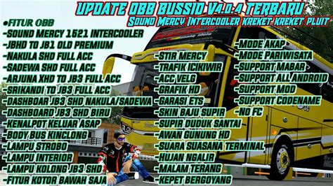 BUSSID UPDATE V4 1 SHARE OBB BUSSID V4 0 4 SOUND MERCY 1521 INTER