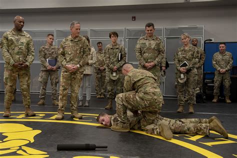 CSAF CMSAF Visit US Air Force Expeditionary Center Edwards Air Force