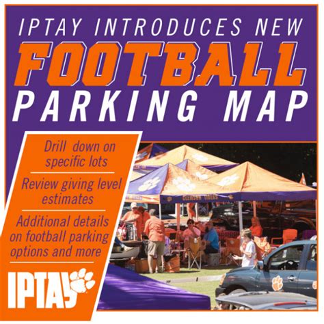 Clemson Football Parking Map – Map Of The World