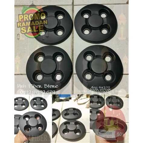 Jual Center Dop Velg Kaleng Pcd 4x100 Hight Quality Bisa COD Shopee