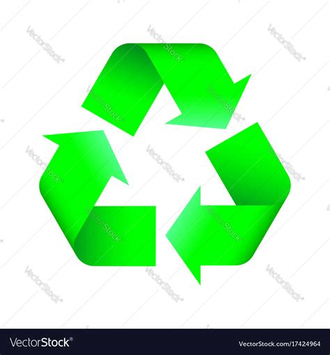 Recycling Symbol Royalty Free Vector Image Vectorstock