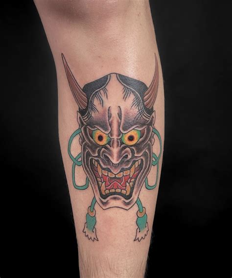 Japanese Demon Face Tattoos Demon/Goddess By Jaime Morales: TattooNOW