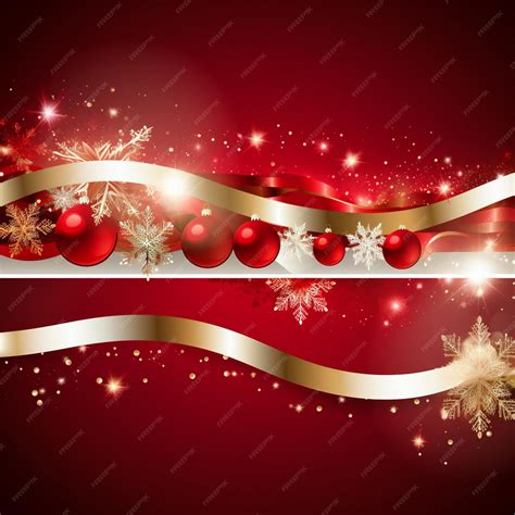 Premium Ai Image A Red And Gold Background With A Red And Gold Ribbon