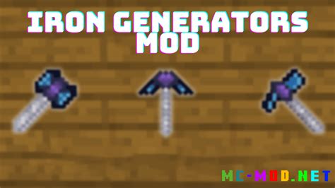 Iron Generators Mod (1.19.2, 1.18.2) - Mc-Mod.Net