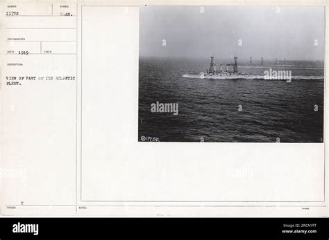 Naval Review Of The Atlantic Fleet Taken In 1919 The Photograph