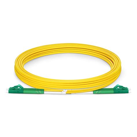 Belkin Enterprise 10FT OS2 9/125um Singlemode Duplex LC-to-LC Yellow Fiber Optic Patch Cable — Green (5-Pack) (A3L980-OS2-LC-LC-10FT-GN-5PK)