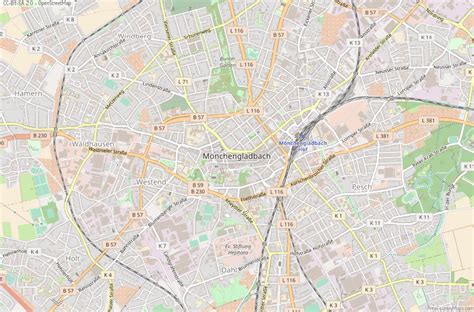 Mönchengladbach Map Germany Latitude & Longitude: Free Maps