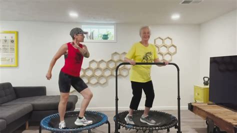 Day 19 Rebounder Workout For Beginners And Seniors 3 Minutes For Bone Health Youtube