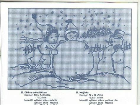 A Cross Stitch Pattern With An Image Of A Man And Woman On The Beach