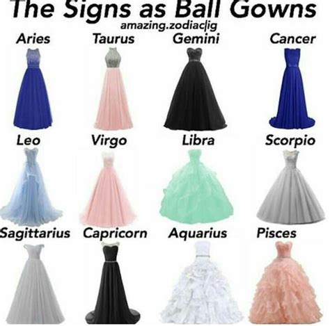 Zodiac Signs Ball Gowns Zodiac Clothes Zodiac Sign Fashion Sign Dress