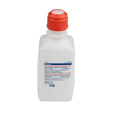 NORMAL SALINE 0 9 SODIUM CHLORIDE FOR IRRIGATION Sands Canada