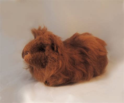 Needle Felted Guinea Pig Custom Made Guinea Pig Felt Pet Etsy