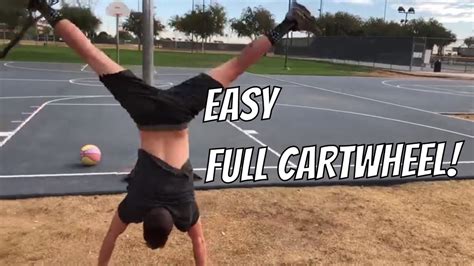 How To Do A Cartwheel For Beginners Step By Step Youtube