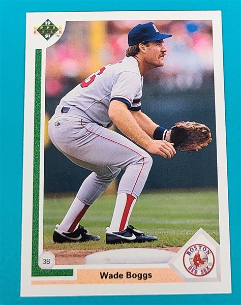 Upper Deck Wade Boggs Boston Red Sox Baseball Card M Ebay