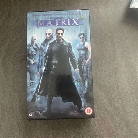 The Matrix Vhs Rare Cardboard Case Keanu Reeves Collectors