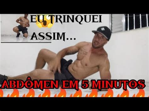 Treino De Minutos Pra Trincar O Abd Men Youtube