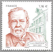 Phil Ouest Timbre De 2022 Louis Pasteur 1822 1895