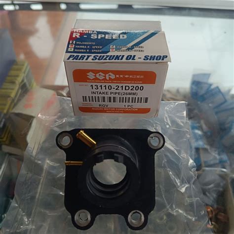 Rubber Manipol Manipold Intake Carburetor Satria 2 Stroke Dolphin Shark