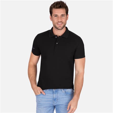 Slim Fit Poloshirt Aus Deluxe Piqu Schwarz L Trigema