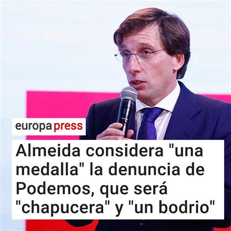 Roberto Sotomayor 🔻 On Twitter Almeida Sobre La Denuncia Que Le Puse