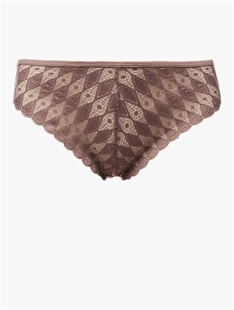 MyRunway Shop Daily Finery Latte Nude Lace Brazilian Briefs For Women From MyRunway Co Za