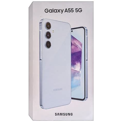 Samsung Galaxy A55 5g Awesome Iceblue 128gb 8gb Dual Sim Unlocked Simfree New Ebay