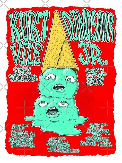 Kurt Tour 2022 Vile And The Violators Fall Tour Poster For Sale By