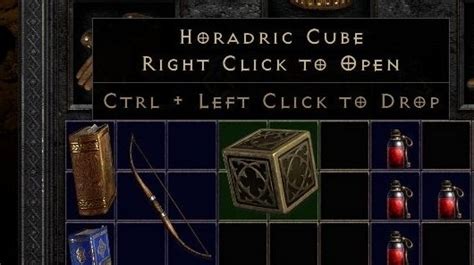 Diablo 2 Rune Recipes Horadric Cube Dandk Organizer