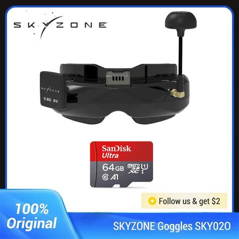 Skyzone Sky O Fpv Goggles X Oled G Ch V Steadyview Rx