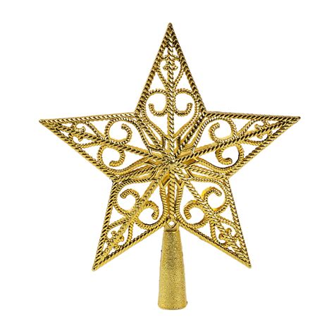 Inch Christmas Tree Star Topper Hollowed Out Christmas Tree Star