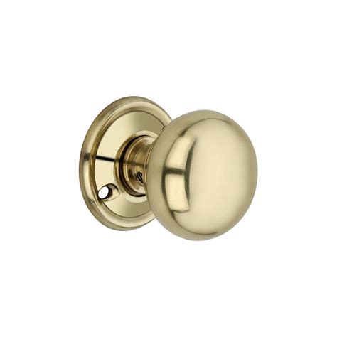 Small Cottage Door Knob Morticerim Knob Spira Brass