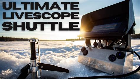 The BEST Shuttle For Garmin LiveScope Complete Ice Fishing Set Up