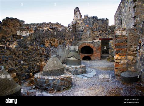 Pompeii Archaeological Excavations In The Old Historical City Under