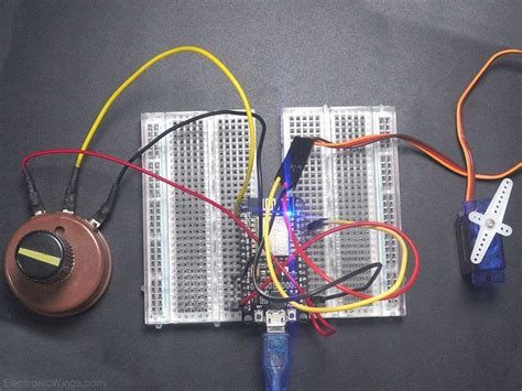 Servo Motor Interfacing With NodeMCU NodeMCU