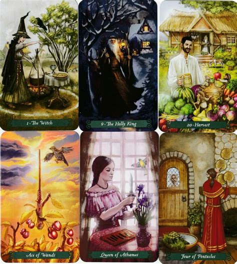 Green Witch Tarot Deck Card Cards Set Tarot Deck Tarot Etsy