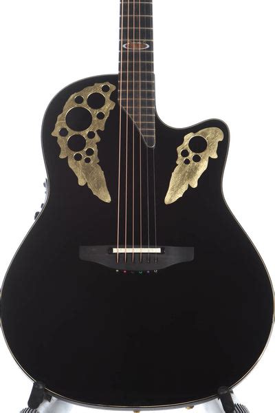 2016 Ovation 50th Anniversary Elite Custom Gloss Black 650 Guitar Chimp