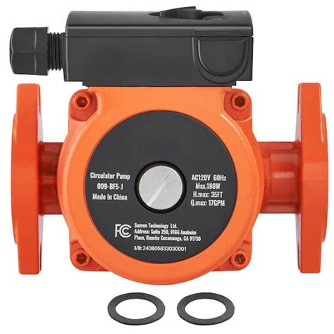 SKYSHALO BF J Hot Water Recirculating Pump Volt W GPM Hot Water Circulation