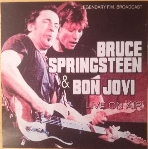 Bruce Springsteen Bon Jovi Live On Air 2 CD 2016 Bootleg