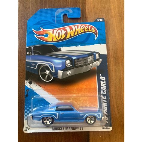 MINIATURA HOT WHEELS MONTE CARLO MUSCLE MANIA T NO BLISTER