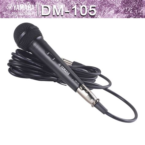 Jual Yamaha Original DM 105 Wired Microphone Mic Kabel Microphone Kabel