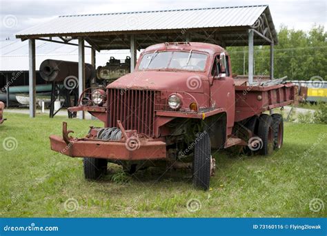 Old Work Truck Stock Photo Image Of Tires Wheels Lights 73160116